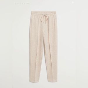 Mango Flecked cotton pants, size M.